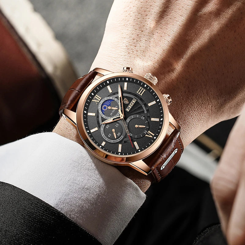 Leather Men Quartz Luxury WatchesIndulge in Timeless Luxury with Leather Men Quartz Watches!Experience the pinnacle of refinement and sophistication with our collection of leather men quartz luxury Leather Men Quartz Luxury Watches