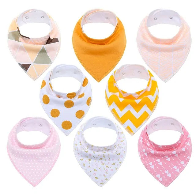 Soft Baby BibsIntroducing our Soft Baby Bibs - the ultimate blend of comfort, functionality, and style for your little bundle of joy!Crafted with care from 100% organic cotton, ouSoft Baby Bibs