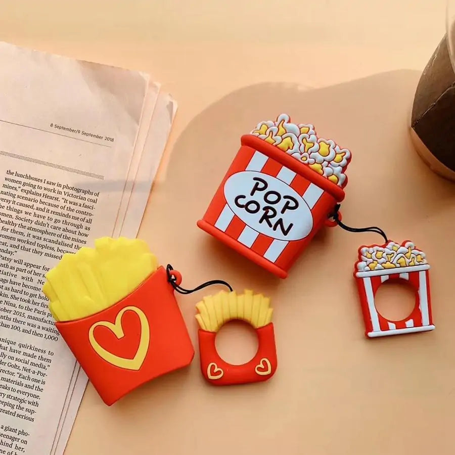 Fries And Popcorn AirPod CasesAdd Fun to Your Tech with Fries and Popcorn AirPod Cases Show off your love for snacks with our quirky Fries and Popcorn AirPod Cases. These playful designs not onlyPopcorn AirPod Cases