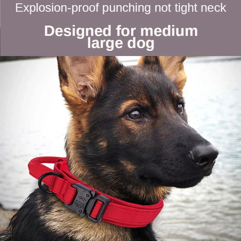 Durable Tactical Dog Collar LeashEquip Your Canine Companion with the Durable Tactical Dog Collar LeashEnsure your dog's safety and control with the Durable Tactical Dog Collar Leash. Crafted from sDurable Tactical Dog Collar Leash