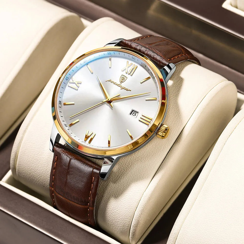 Leather Men Quartz Luxury WatchesElevate Your Style with Our Exquisite Leather Men Quartz Luxury Watches!Indulge in the epitome of sophistication and elegance with our luxurious leather men's quartzLeather Men Quartz Luxury Watches