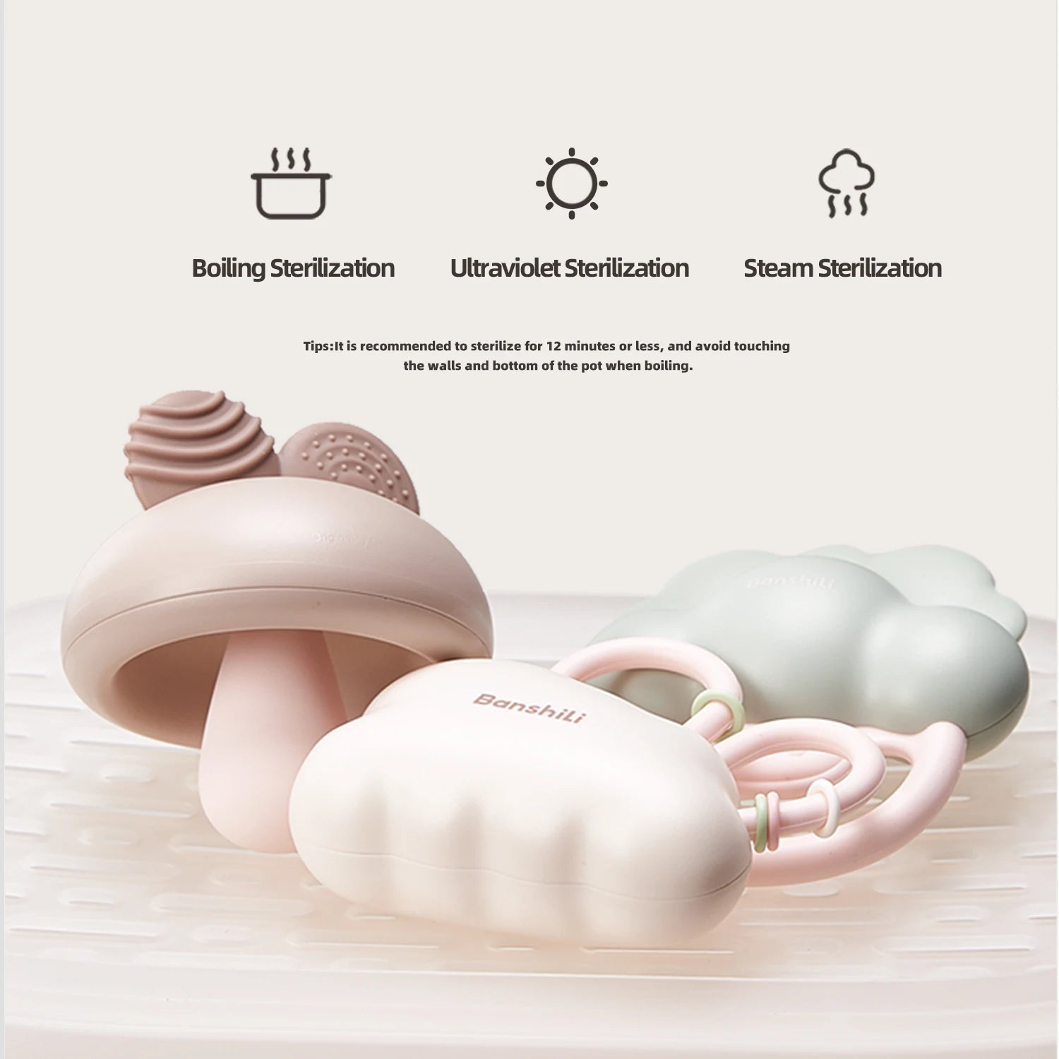 BANSHILI Baby cartoon hand drum newborn toddler toys 6-12 months earlyBANSHILI Baby cartoon hand drum newborn toddler toys 6-12 months early education educational training grasp