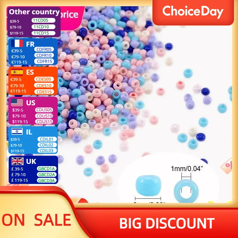 2mm Glass Seed Beads Kit Bracelet Making Kit Small Beads Assortment CoColorful Beads Kit



More than 7000 pcs 2mm glass seed beads packaged with convenient plastic box, strictly selected popular colors which will meet all your DIY nee2mm Glass Seed Beads Kit Bracelet Making Kit Small Beads Assortment Colors Craft Loose Beads