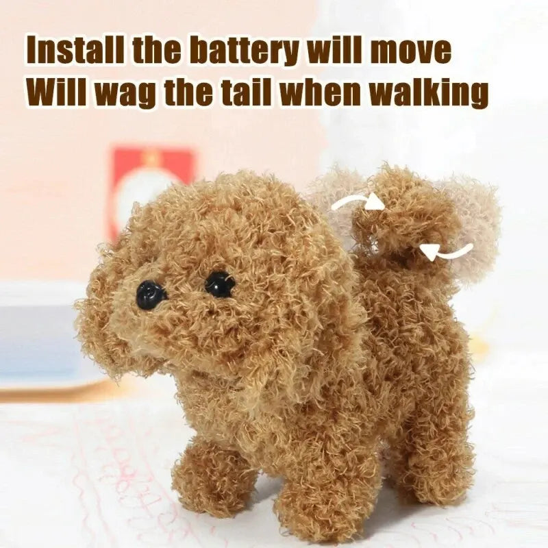 Realistic Plush Simulation Smart Dog Children Toy Can Walking And CallSpecification:
Material: plush/electronic components
Size: 18*13.5*12cm / 17*13.5*9cm / 18.5*13.5*12.5cm / 17*13.5*10.5cm / 18*14.5*13.5cm
Color: as shown
Power suppCall Electric Plush Robot Pet Dog Toddler Christmas Gift
