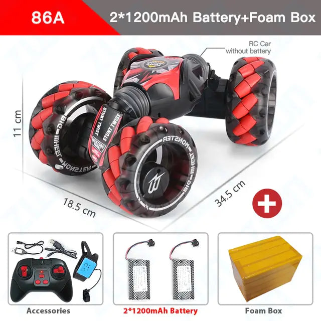 RC Car Stunt Remote Control CarIntroducing the RC Car Stunt Remote Control Car – the ultimate thrill ride for adrenaline junkies and remote control enthusiasts! With its cutting-edge design and foRC Car Stunt Remote Control Car