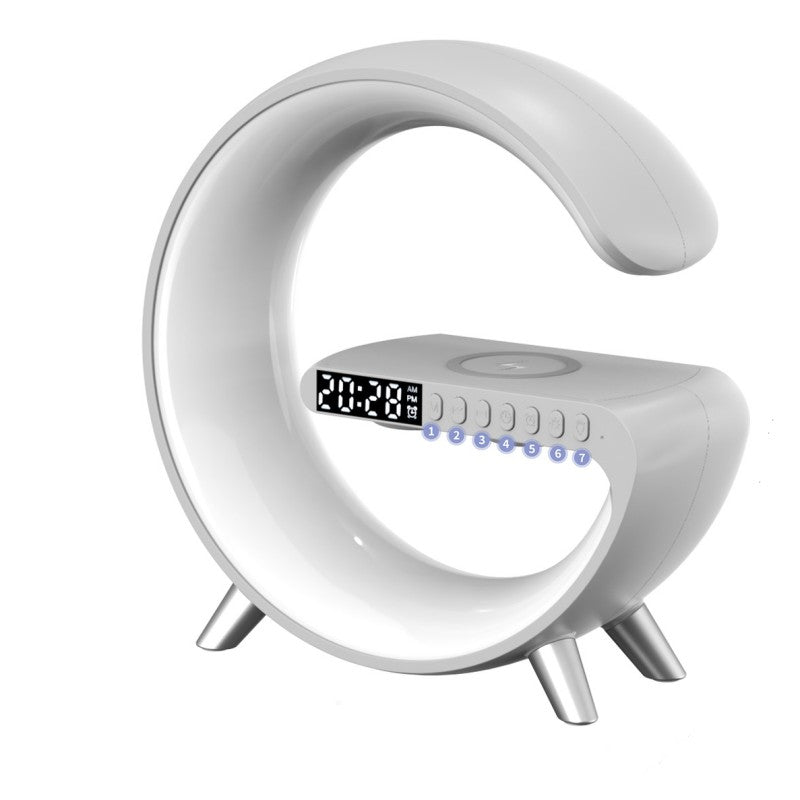 Bluetooth Speaker Wireless Charger LampExperience the perfect blend of illumination and entertainment with our Bluetooth Speaker Wireless Charger Lamp . This multifunctional device serves as a stylish lamBluetooth Speaker Wireless Charger Lamp