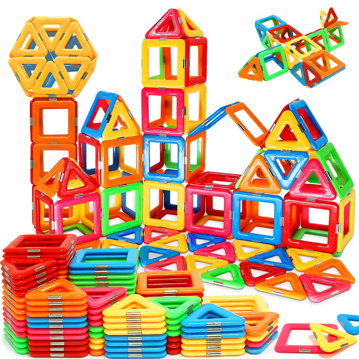 Magnetic Building Blocks Big Size STEM Toys Learning Educational ConstMagnetic Building Blocks Big Size STEM Toys Learning Educational Constructor Set Magnet Toys