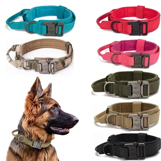 Durable Tactical Dog Collar LeashEquip Your Canine Companion with the Durable Tactical Dog Collar LeashEnsure your dog's safety and control with the Durable Tactical Dog Collar Leash. Crafted from sDurable Tactical Dog Collar Leash