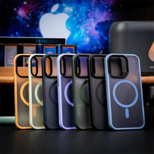 Matte MagSafe CasesIntroducing our Matte MagSafe Cases – the perfect blend of style, functionality, and innovation for your iPhone 14 series, 13, 12 Pro Max Plus, and more! Designed foMatte MagSafe Cases