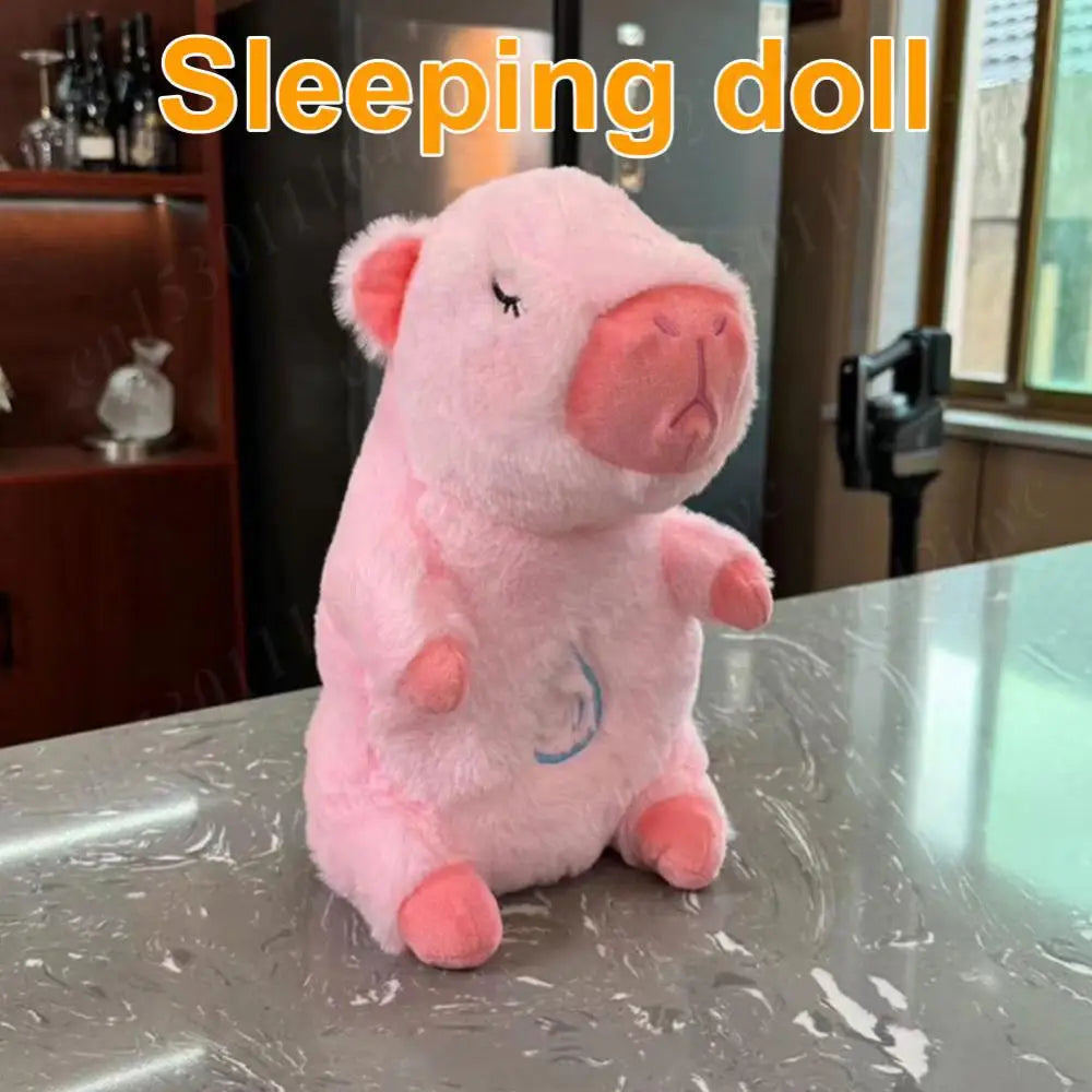 Baby Plush Doll Breathing Bear Baby Soothing Otter Toy Kids Music SleeCute Capybara Baby Sound Machine with Music Lights Rhythmic Breathing Motion Comfort Doll Baby Sleep Soother for Newborn Infants

Feature:

1.Soothing Comfort: EmbraBaby Plush Doll Breathing Bear Baby Soothing Otter Toy Kids Music Sleep Playmate Sleeping Companion Sound Light Doll Toy Gifts