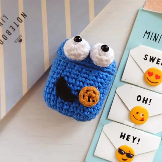 Knitted Cartoon Airpod CasesEmbrace Whimsical Charm with Knitted Cartoon AirPod CasesStep into a world of playful elegance with our Knitted Cartoon AirPod Cases, meticulously crafted to add a tKnitted Cartoon Airpod Cases