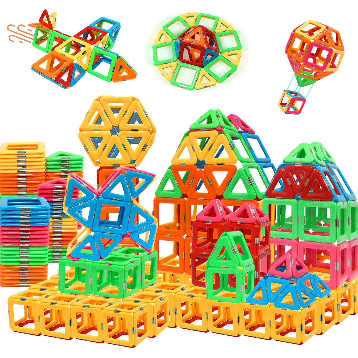 Magnetic Building Blocks Big Size STEM Toys Learning Educational ConstMagnetic Building Blocks Big Size STEM Toys Learning Educational Constructor Set Magnet Toys