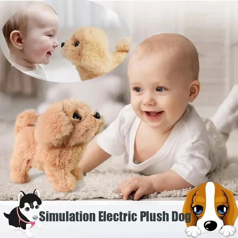 Realistic Plush Simulation Smart Dog Children Toy Can Walking And CallSpecification:
Material: plush/electronic components
Size: 18*13.5*12cm / 17*13.5*9cm / 18.5*13.5*12.5cm / 17*13.5*10.5cm / 18*14.5*13.5cm
Color: as shown
Power suppCall Electric Plush Robot Pet Dog Toddler Christmas Gift