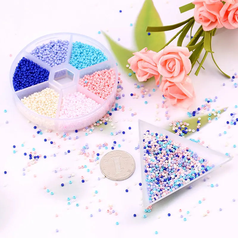 2mm Glass Seed Beads Kit Bracelet Making Kit Small Beads Assortment CoColorful Beads Kit



More than 7000 pcs 2mm glass seed beads packaged with convenient plastic box, strictly selected popular colors which will meet all your DIY nee2mm Glass Seed Beads Kit Bracelet Making Kit Small Beads Assortment Colors Craft Loose Beads
