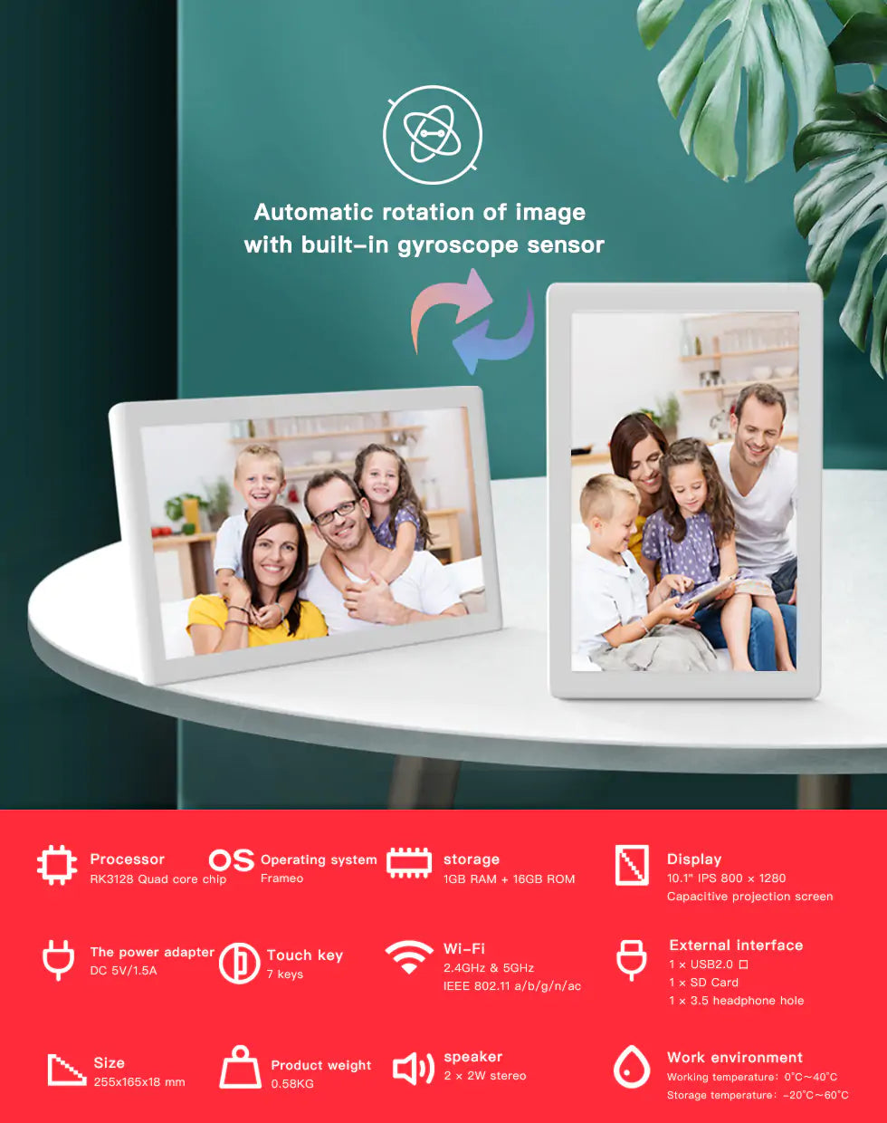 Digital Photo FrameDisplay Memories in Vibrant Detail:Transform your space with our Digital Photo Frame. Showcase cherished moments with vivid clarity and dynamic display options, makiDigital Photo Frame