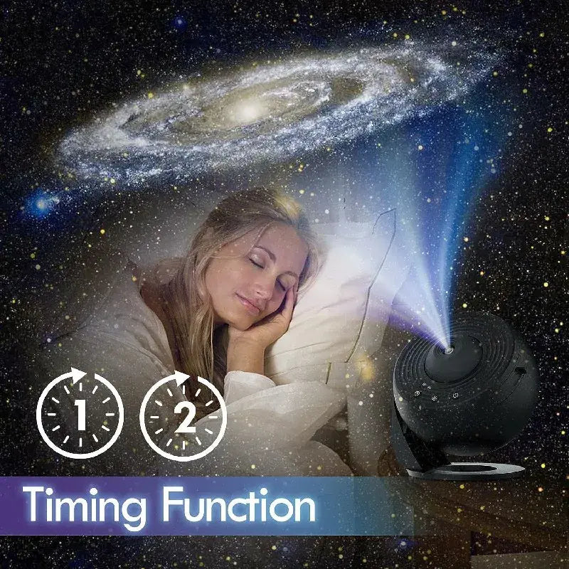 Galaxy Night Light Projector LampEmbark on a journey through the cosmos without leaving your room with our Galaxy Night Light Projector Lamp! Transform any space into a mesmerizing galaxy with this Galaxy Night Light Projector Lamp
