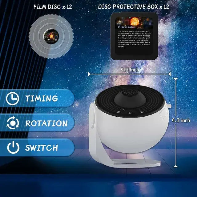 Galaxy Night Light Projector LampEmbark on a journey through the cosmos without leaving your room with our Galaxy Night Light Projector Lamp! Transform any space into a mesmerizing galaxy with this Galaxy Night Light Projector Lamp