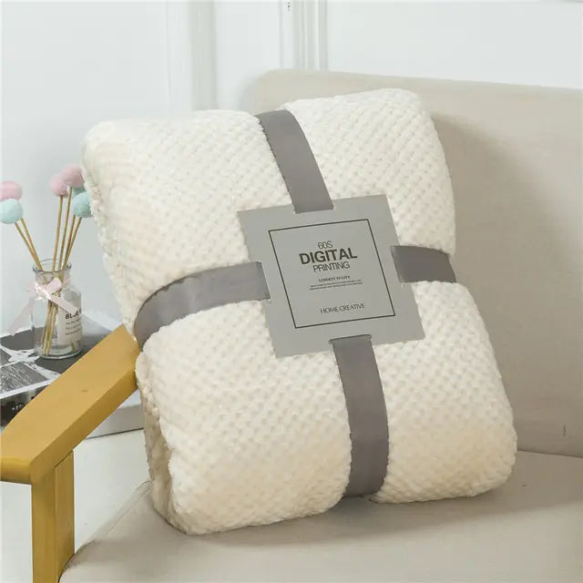 Fluffy Plaid Winter Bed BlanketsIntroducing our Fluffy Plaid Winter Bed Blankets – the ultimate blend of warmth and style to elevate your winter sanctuary!Wrap yourself in luxury with our Soft CoraFluffy Plaid Winter Bed Blankets