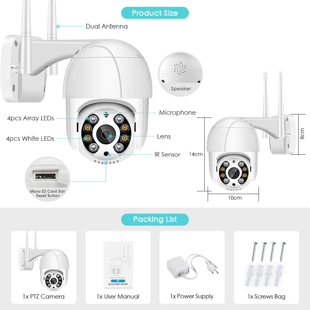Cameras Security 360/ 4KThe Cameras Security 360/4K system seems like a top-of-the-line solution for both home and business security needs. The 4K resolution ensures incredibly clear and deCameras Security 360/ 4K