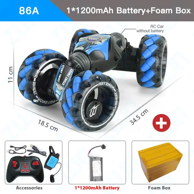 RC Car Stunt Remote Control CarIntroducing the RC Car Stunt Remote Control Car – the ultimate thrill ride for adrenaline junkies and remote control enthusiasts! With its cutting-edge design and foRC Car Stunt Remote Control Car