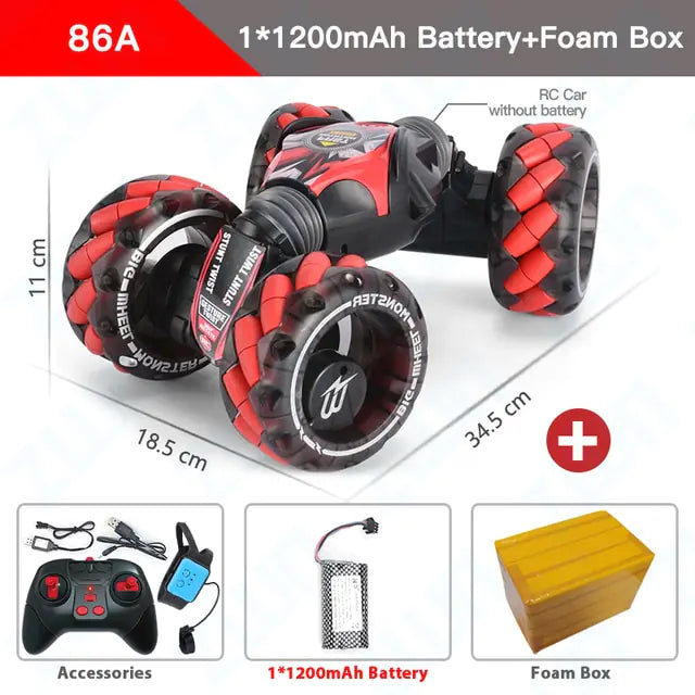 RC Car Stunt Remote Control CarIntroducing the RC Car Stunt Remote Control Car – the ultimate thrill ride for adrenaline junkies and remote control enthusiasts! With its cutting-edge design and foRC Car Stunt Remote Control Car