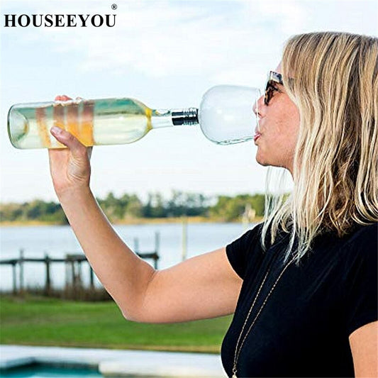 HOUSEEYOU Creative Red Wine Champagne Glass Cup with Silicone Seal Dri- Enjoy your alcoholic beverages in a whole new way with these set of beer glasses.
- Easy to clean and fun to display, these alcohol glasses are the perfect additioHOUSEEYOU Creative Red Wine Champagne Glass Cup