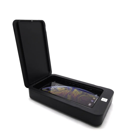 UV Phone SanitizerKeep Your Phone Germ-Free with the UV Phone SanitizerProtect your health with the UV Phone Sanitizer, designed to eliminate up to 99.9% of germs and bacteria from yoUV Phone Sanitizer