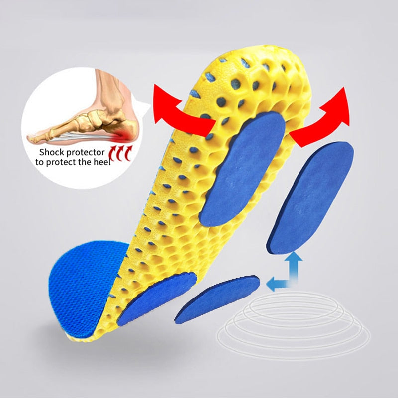 Memory Foam Insoles For ShoesElevate your sports and active lifestyle with our innovative Honeycomb Mesh Sports Insoles! Designed to provide exceptional comfort and support, these insoles are thMemory Foam Insoles
