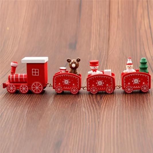 Christmas Train Painted Wood DecorationIntroducing our charming Christmas Train Painted Wood Decoration, the perfect addition to your holiday decor collection. Crafted with precision from high-quality wooChristmas Train Painted Wood Decoration