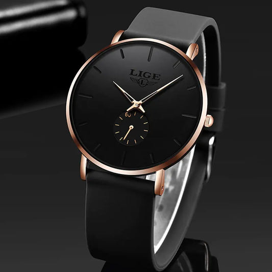 LIGE New Fashion Mens WatchesElevate Your Style Upgrade your wardrobe with LIGE Men's Watches. These fashionable timepieces add a touch of sophistication and elegance to any outfit, making you sFashion Mens Watches