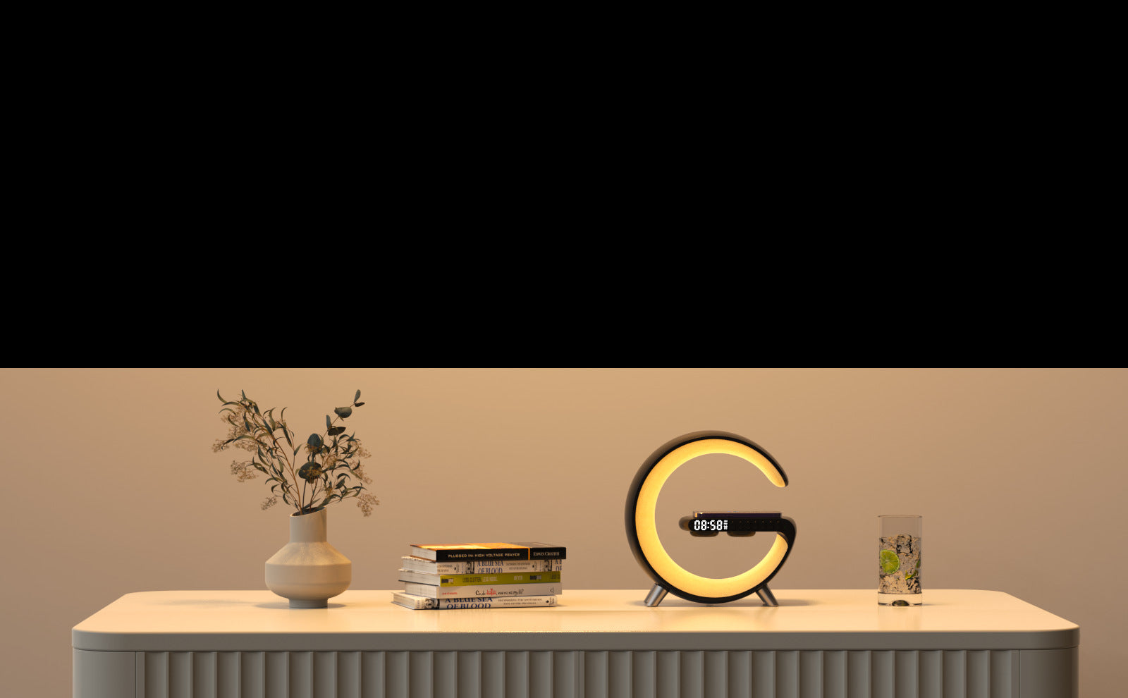 Bluetooth Speaker Wireless Charger LampExperience the perfect blend of illumination and entertainment with our Bluetooth Speaker Wireless Charger Lamp . This multifunctional device serves as a stylish lamBluetooth Speaker Wireless Charger Lamp