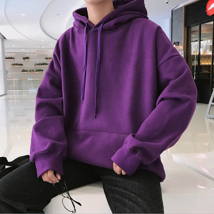 Men's Oversized Hooded Sweater - Trendy Casual Fit JacketMade from soft, breathable cotton for all-day comfort and durability. The fabric is also treated with a non-iron finish, making it low maintenance and easy to care fOversized Hooded Sweater - Trendy Casual Fit Jacket