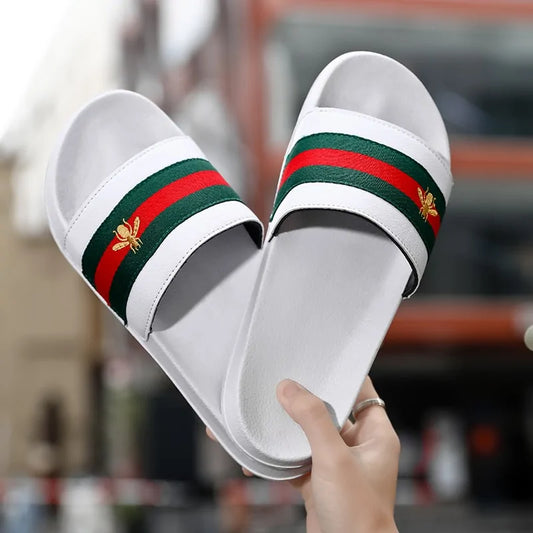 Men's Summer Slides SlippersIntroducing our Men's Summer Slides Slippers, the ultimate blend of style, comfort, and durability for your leisure moments!Crafted with high-quality PU upper materiSummer Slides Slippers