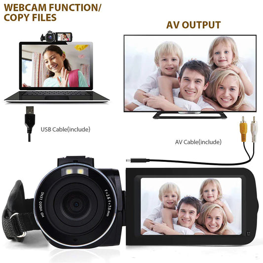 Digital HD CamcorderCapture every moment on the road with the 1080p Infrared Light HD Driving Recorder, designed to ensure your safety and peace of mind. This advanced dual-camera systeDigital HD Camcorder