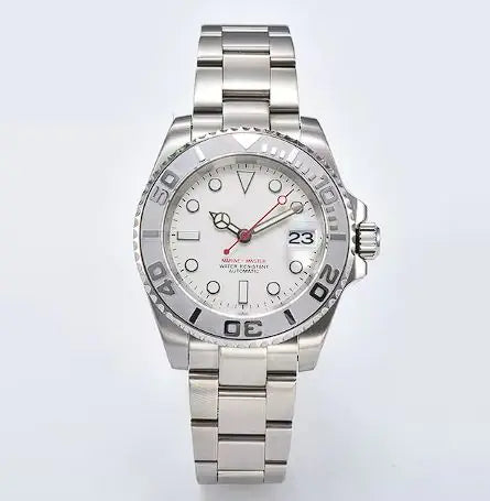 Men's Luxury Automatic Watch with Sapphire & Stainless SteelStainless steel case
41mm diameter, 13mm thickness
20mm band width
28.5mm dial diameter
Sapphire glass mirrorLuxury Automatic Watch