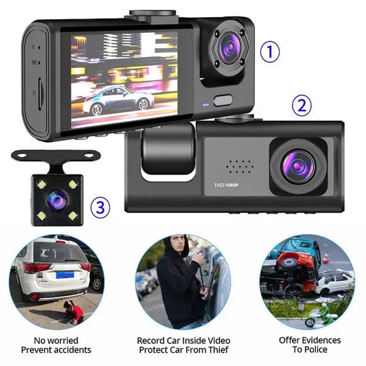 Dash Cam With Night VisionCapture Every Moment Clearly With this dash cam’s IR night vision and 1080P resolution, you can record every detail of your drive, even in low-light conditions. EnsuDash Cam