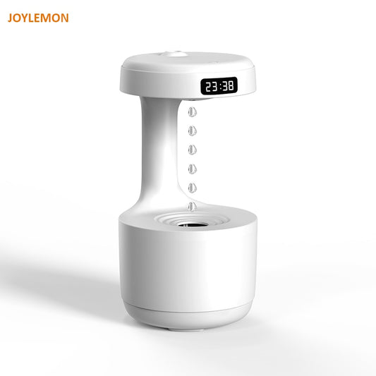 LED  Water Drop Humidifier DiffuserIntroducing the 800ml LED Clock Display Water Drop Humidifier Diffuserâthe perfect addition to any home. Our advanced design features time display with an interactLED Water Drop Humidifier Diffuser