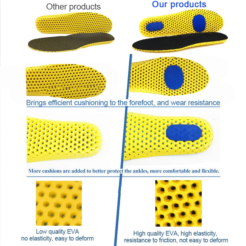 Memory Foam Insoles For ShoesElevate your sports and active lifestyle with our innovative Honeycomb Mesh Sports Insoles! Designed to provide exceptional comfort and support, these insoles are thMemory Foam Insoles