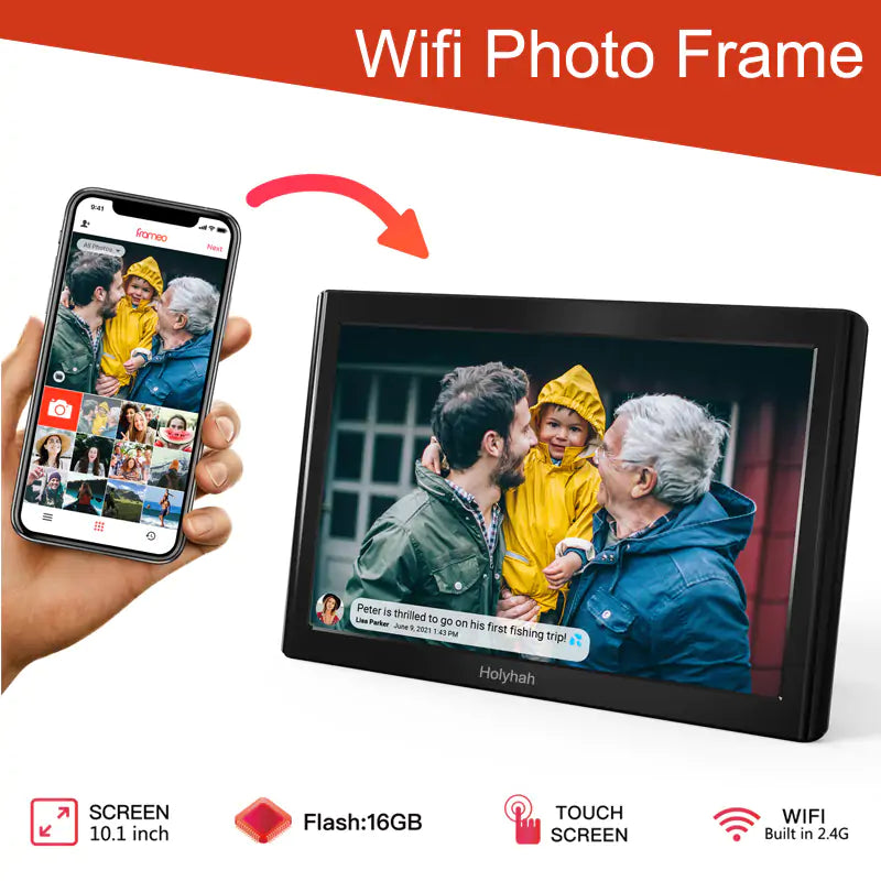Digital Photo FrameDisplay Memories in Vibrant Detail:Transform your space with our Digital Photo Frame. Showcase cherished moments with vivid clarity and dynamic display options, makiDigital Photo Frame