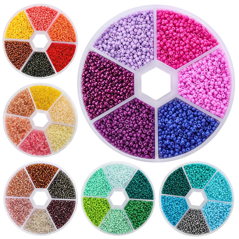 2mm Glass Seed Beads Kit Bracelet Making Kit Small Beads Assortment CoColorful Beads Kit



More than 7000 pcs 2mm glass seed beads packaged with convenient plastic box, strictly selected popular colors which will meet all your DIY nee2mm Glass Seed Beads Kit Bracelet Making Kit Small Beads Assortment Colors Craft Loose Beads