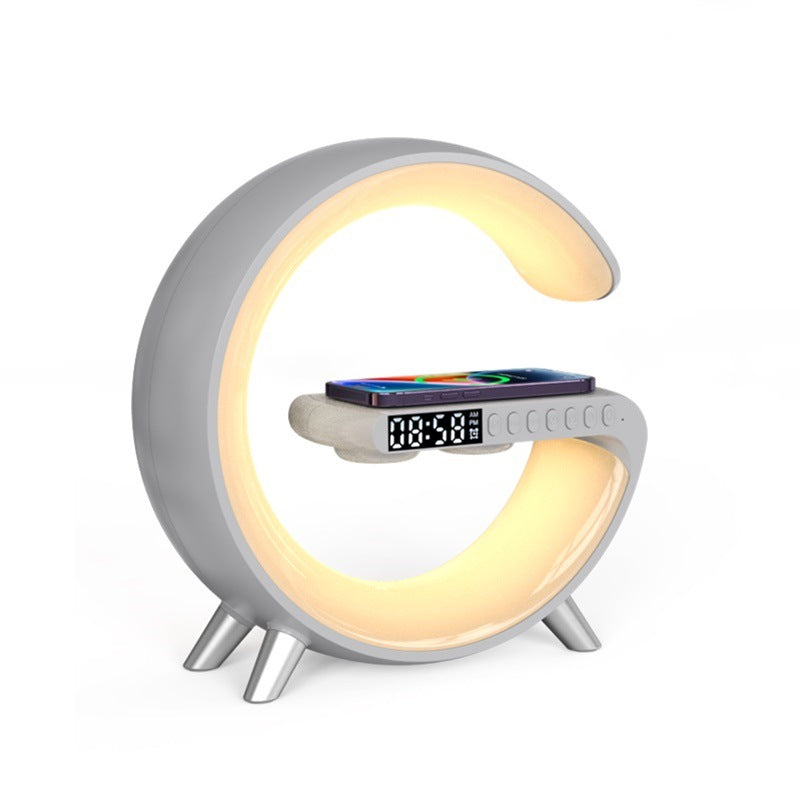 Bluetooth Speaker Wireless Charger LampExperience the perfect blend of illumination and entertainment with our Bluetooth Speaker Wireless Charger Lamp . This multifunctional device serves as a stylish lamBluetooth Speaker Wireless Charger Lamp