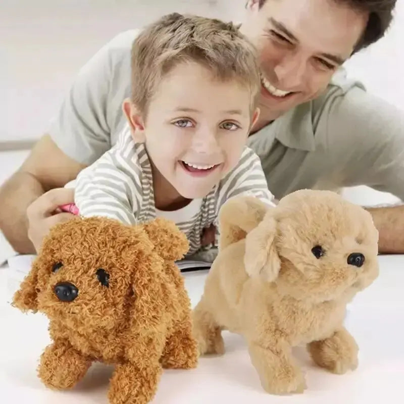 Realistic Plush Simulation Smart Dog Children Toy Can Walking And CallSpecification:
Material: plush/electronic components
Size: 18*13.5*12cm / 17*13.5*9cm / 18.5*13.5*12.5cm / 17*13.5*10.5cm / 18*14.5*13.5cm
Color: as shown
Power suppCall Electric Plush Robot Pet Dog Toddler Christmas Gift