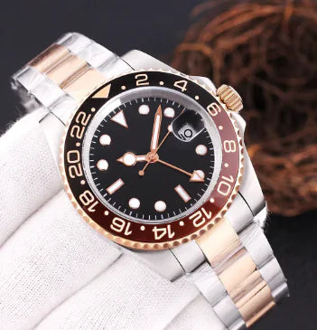 Men's Luxury Automatic Watch with Sapphire & Stainless SteelStainless steel case
41mm diameter, 13mm thickness
20mm band width
28.5mm dial diameter
Sapphire glass mirrorLuxury Automatic Watch