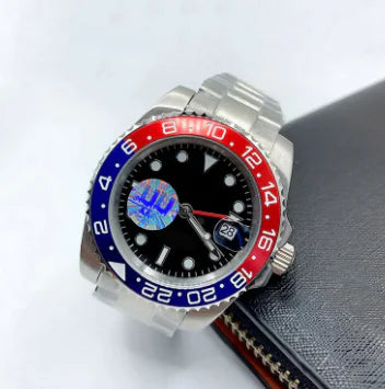 Men's Luxury Automatic Watch with Sapphire & Stainless SteelStainless steel case
41mm diameter, 13mm thickness
20mm band width
28.5mm dial diameter
Sapphire glass mirrorLuxury Automatic Watch