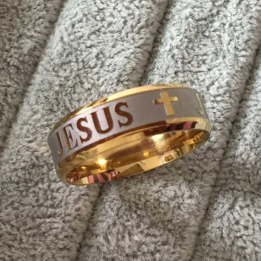 Jesus Cross RingIntroducing our Jesus Cross Ring, a stunning fusion of faith and fashion crafted to perfection. Elevate your style with this symbol of timeless significance, meticulJesus Cross Ring
