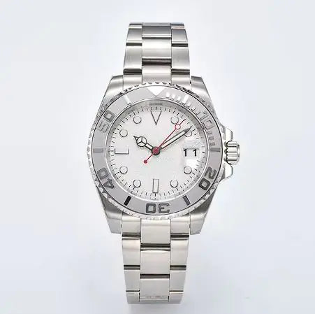 Men's Luxury Automatic Watch with Sapphire & Stainless SteelStainless steel case
41mm diameter, 13mm thickness
20mm band width
28.5mm dial diameter
Sapphire glass mirrorLuxury Automatic Watch