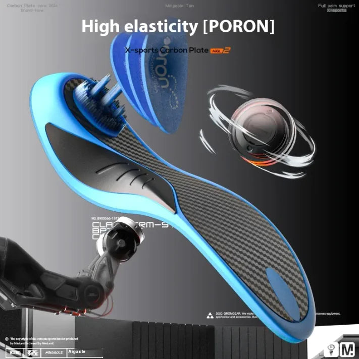 Full Palm Carbon PlateElevate your athletic performance with Carbon Fiber Poron Insoles — designed for both professional competition and running. Made from premium carbon fiber poron mateFull Palm Carbon Plate