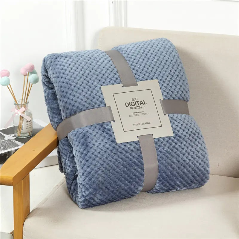 Fluffy Plaid Winter Bed BlanketsIntroducing our Fluffy Plaid Winter Bed Blankets – the ultimate blend of warmth and style to elevate your winter sanctuary!Wrap yourself in luxury with our Soft CoraFluffy Plaid Winter Bed Blankets