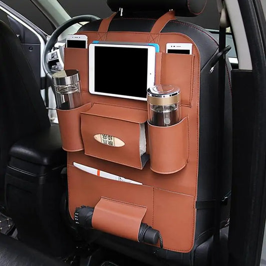 Car Seat OrganizerKeep Your Car Neat and OrganizedMaximize your car's interior space with the Car Seat Organizer, designed to keep essentials within easy reach while decluttering yourCar Seat Organizer