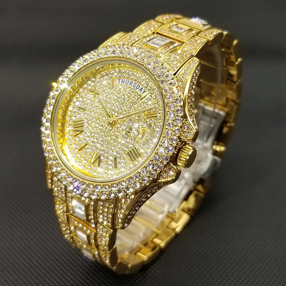 Men's Luxury Crystal WatchesUnveiling Our Exquisite Men's Luxury Crystal Watches: Elevate Your Style with Timeless Elegance!Indulge in luxury with our Men's Luxury Crystal Watches, crafted to pLuxury Crystal Watches
